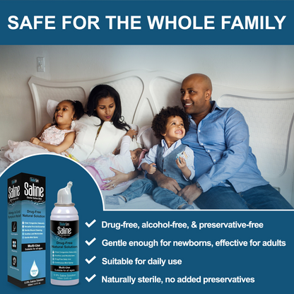Shusher Care Saline Mist Spray – Multi-Use Sterile Saline