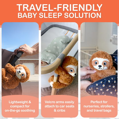 Shusher Baby Sloth Plush Sound Machine
