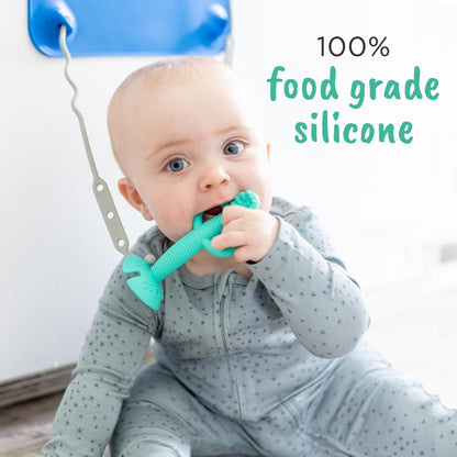 Busy Baby 2-in-1 Teether & Training Spoon SPEARMINT