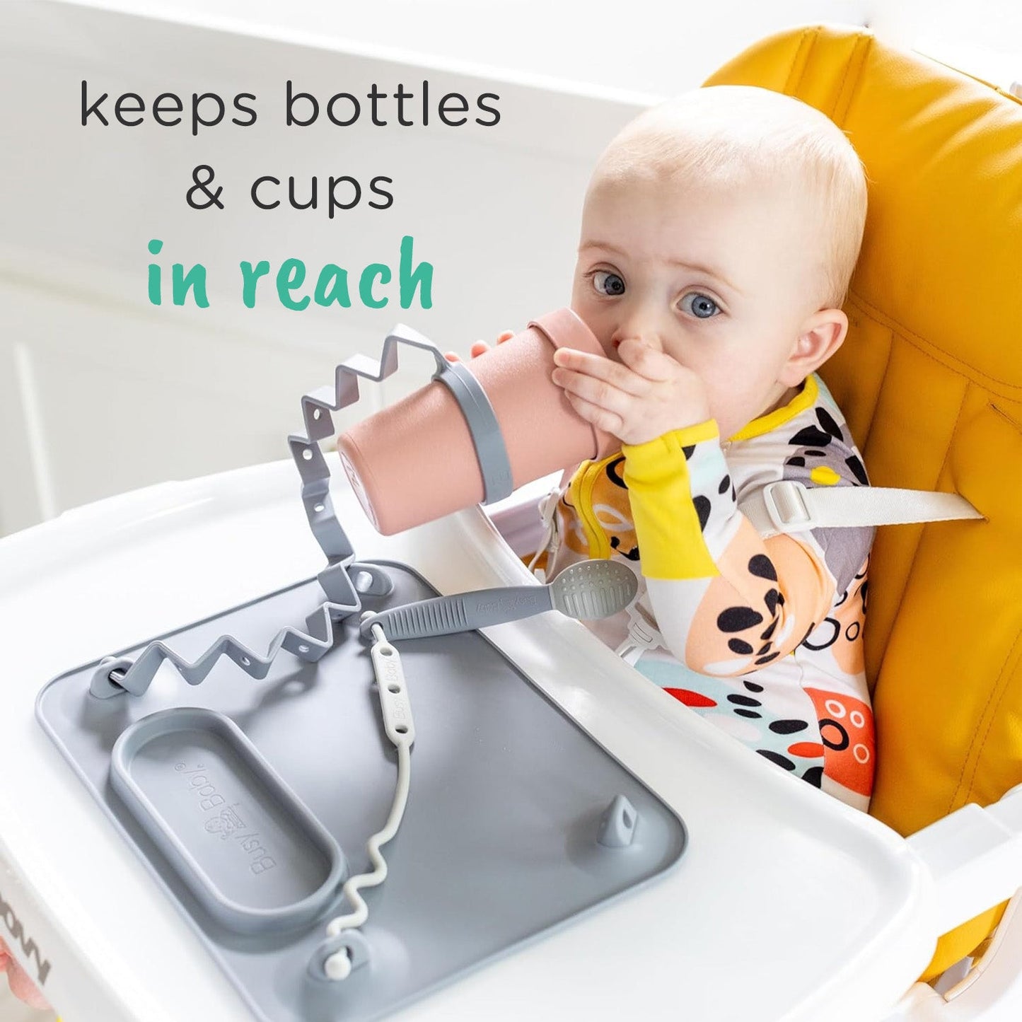 Busy Baby Bottle Bungee PINK