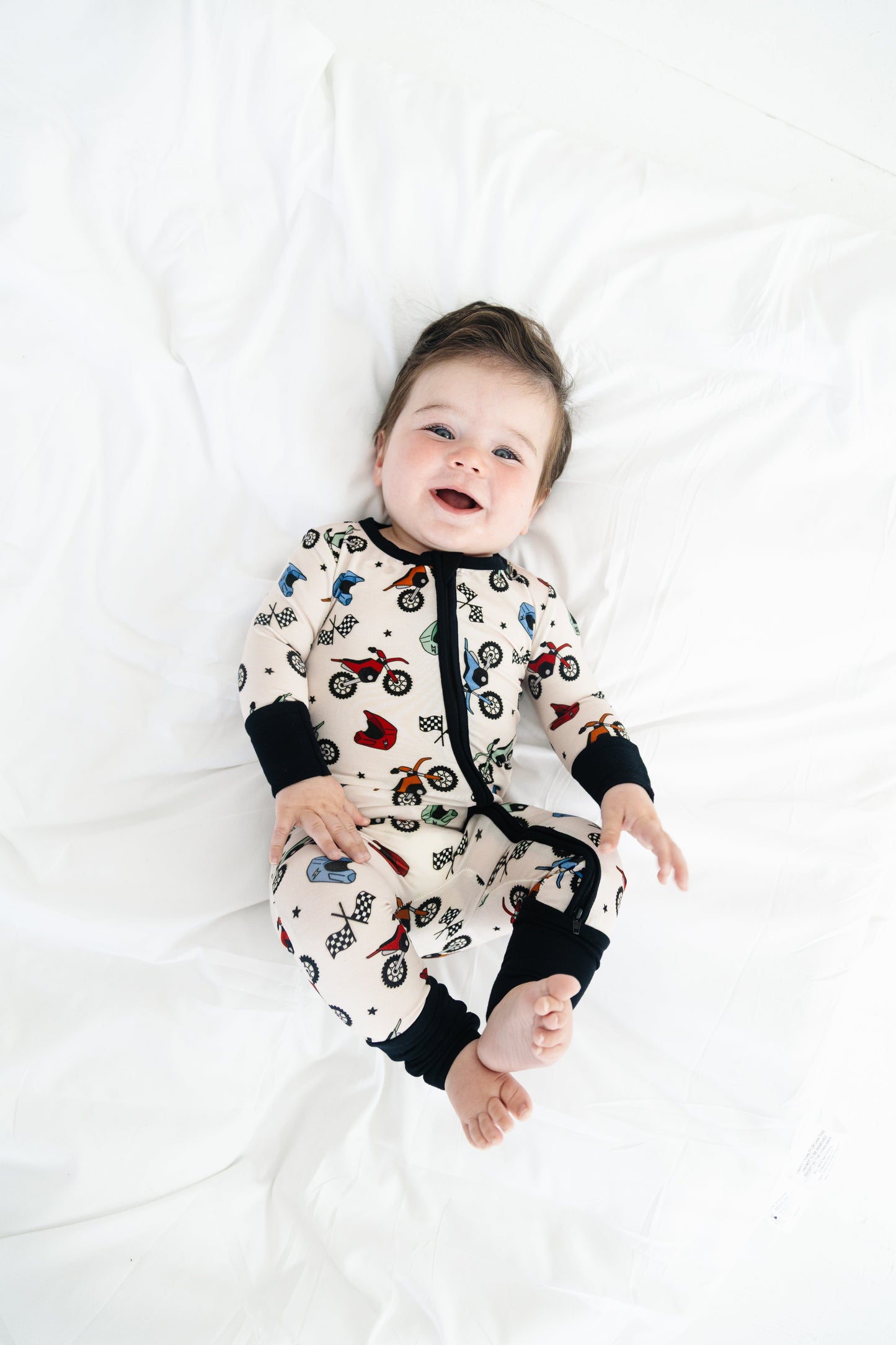 Sleepy Sage Co Little Racers Sleeper Pajama