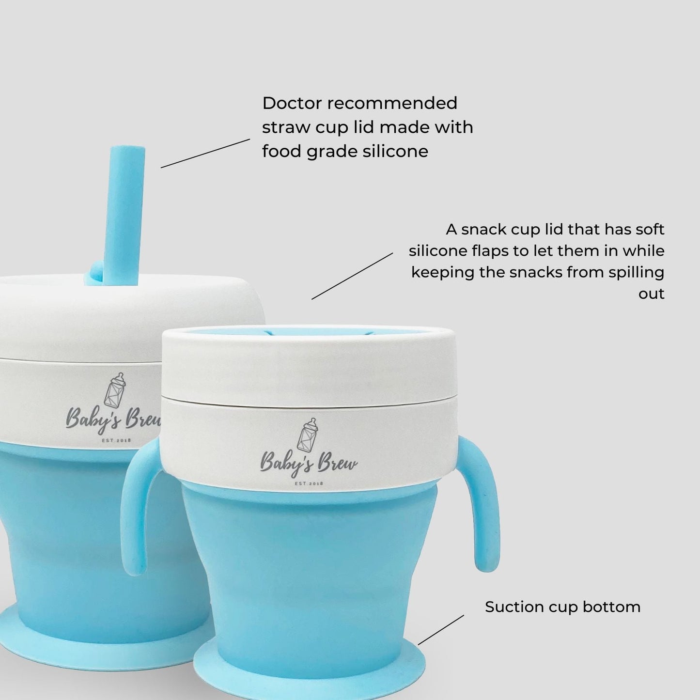 The Baby's Brew 2 In 1 Snack Cups