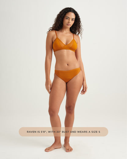 Saalt Mesh Bralette - Wireless Comfort Bra