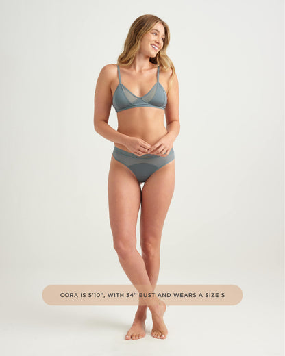 Saalt Mesh Bralette - Wireless Comfort Bra