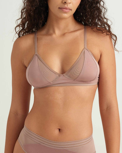 Saalt Mesh Bralette - Wireless Comfort Bra