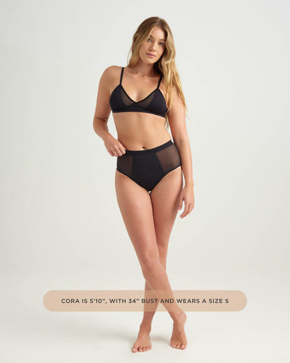 Saalt Mesh Bralette - Wireless Comfort Bra