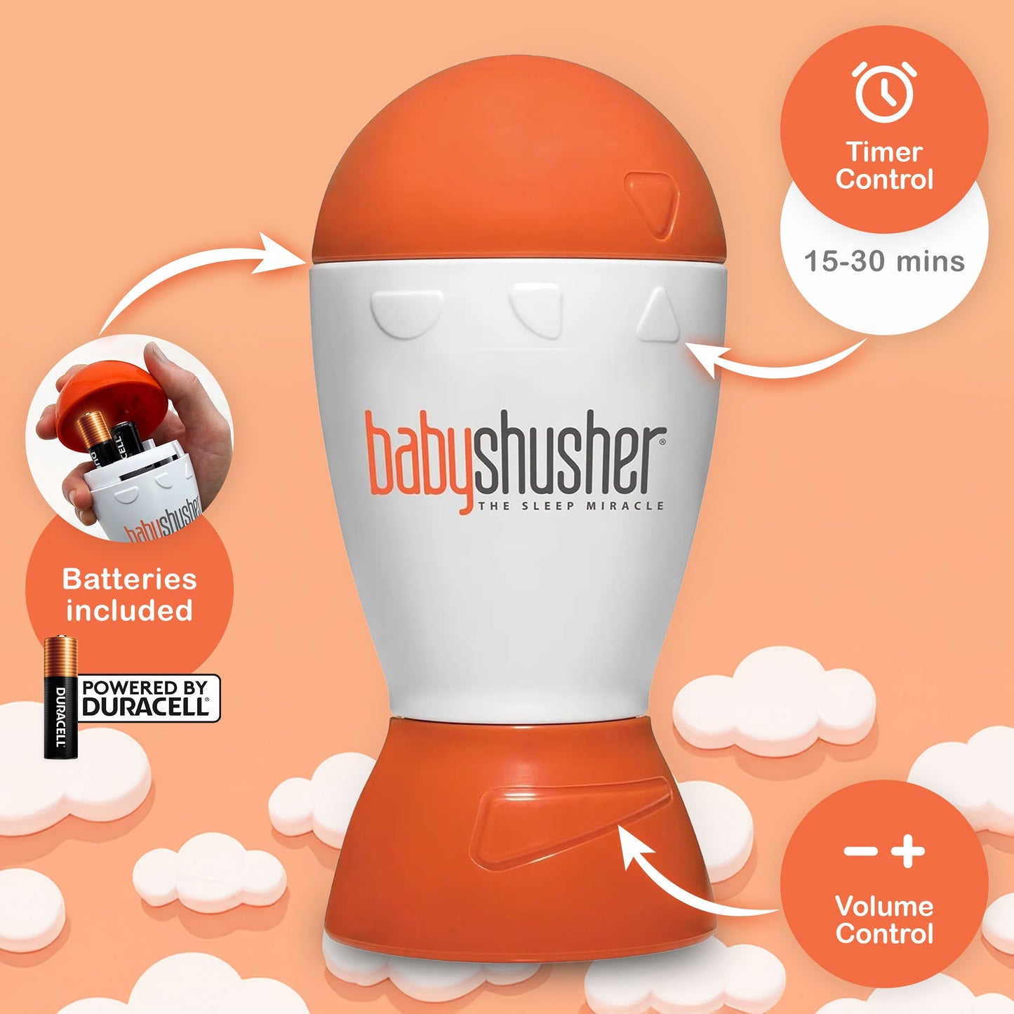 Shusher Baby Shusher Sound Machine 3-Pack