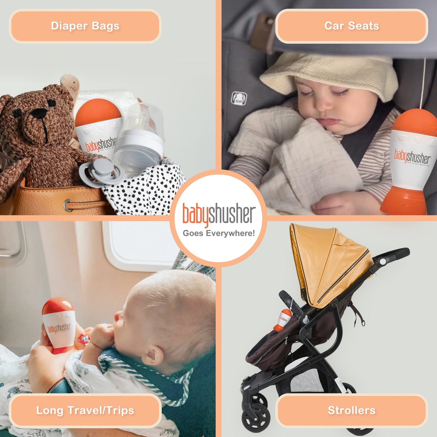 Shusher Baby Shusher Sound Machine 3-Pack
