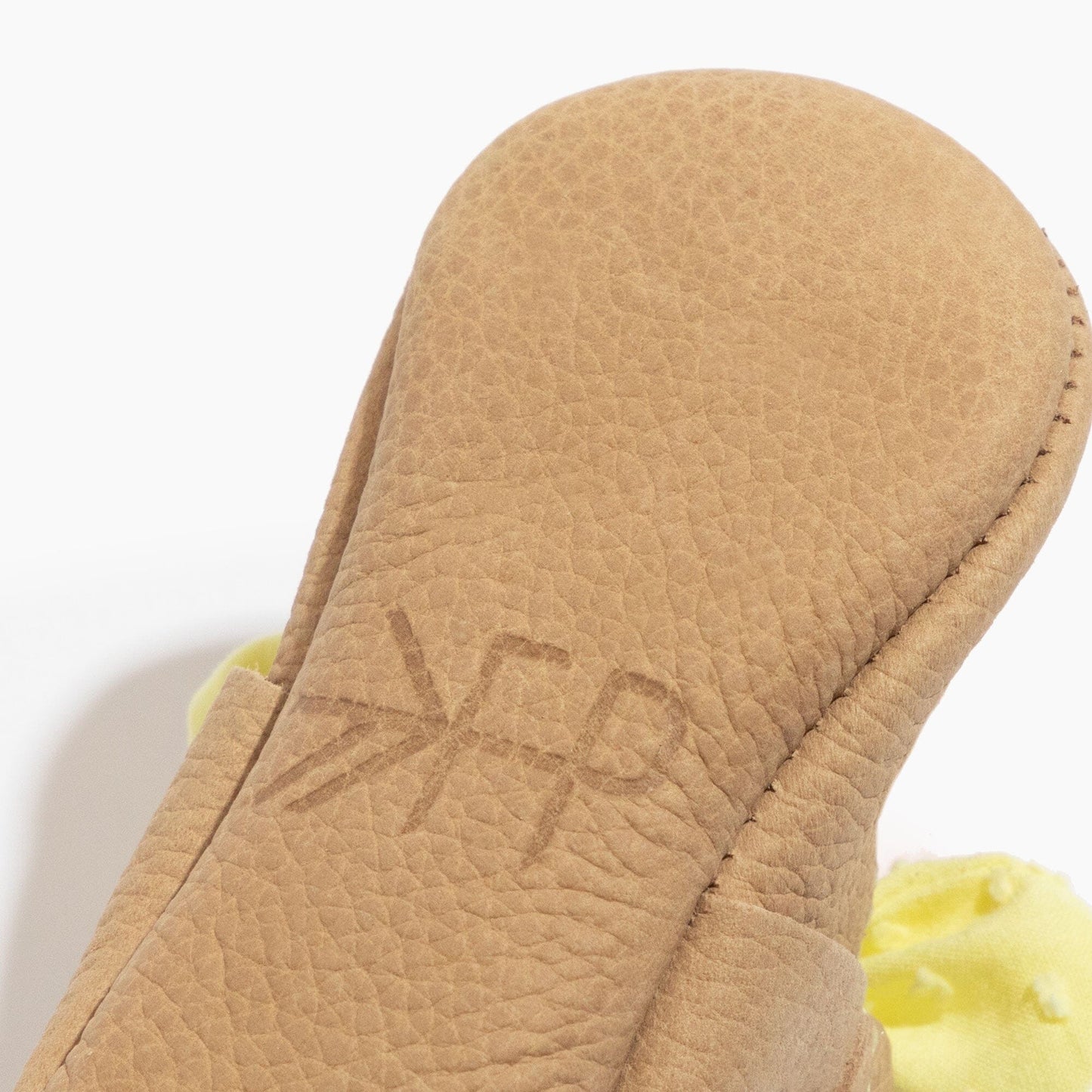 Freshly Picked Banana Cream Knotted Bow Baby Shoe