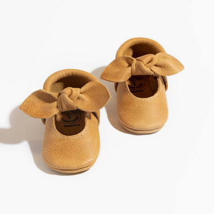 Freshly Picked Beehive State Knotted Bow Baby Shoe