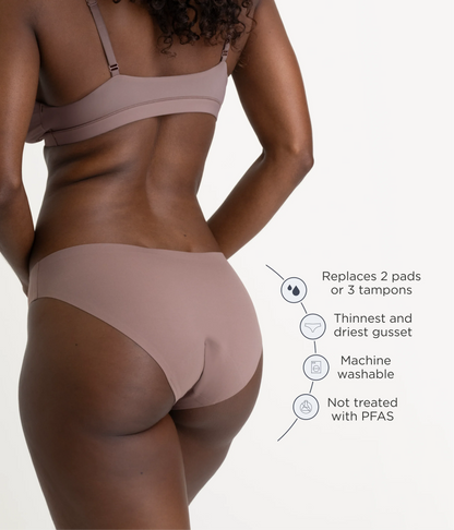 Saalt Leakproof Seamless Bikini Period Underwear