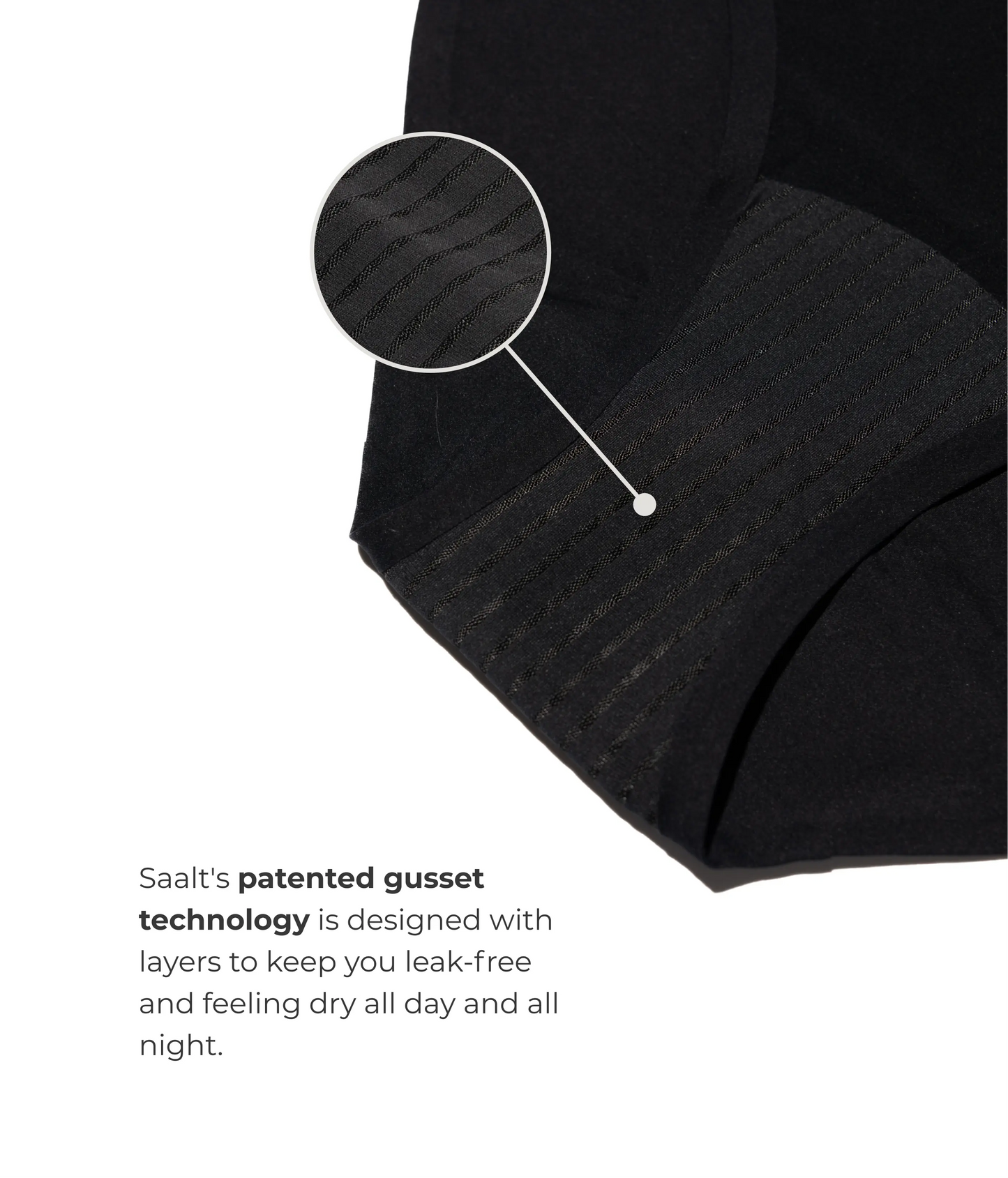 Saalt Leakproof Seamless Bikini Period Underwear