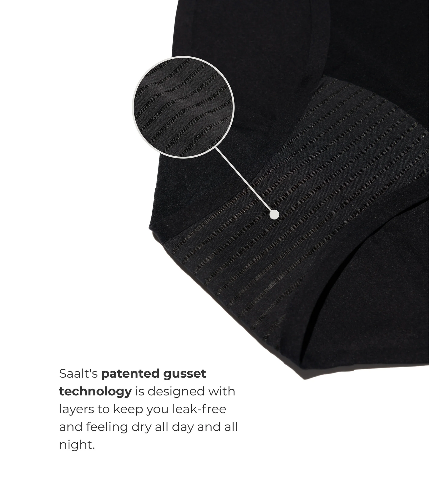Saalt Leakproof Seamless Bikini Period Underwear