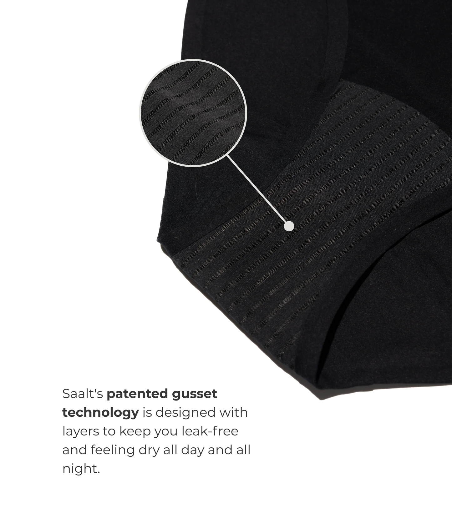 Saalt Leakproof Seamless Bikini Period Underwear
