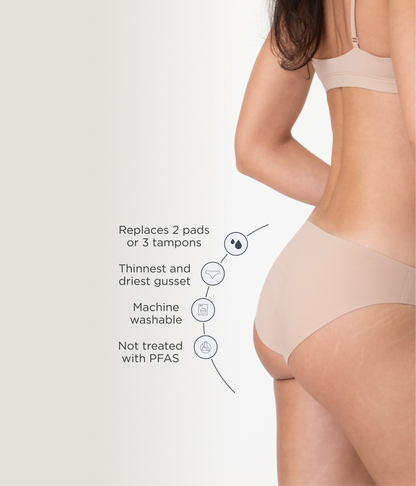 Saalt Leakproof Seamless Bikini Period Underwear
