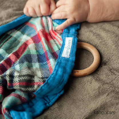 Kanga Care Reversible Teething Blanket Lovey - Billy