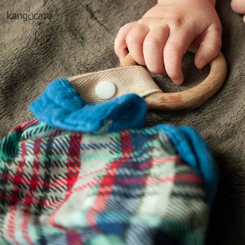 Kanga Care Reversible Teething Blanket Lovey - Billy