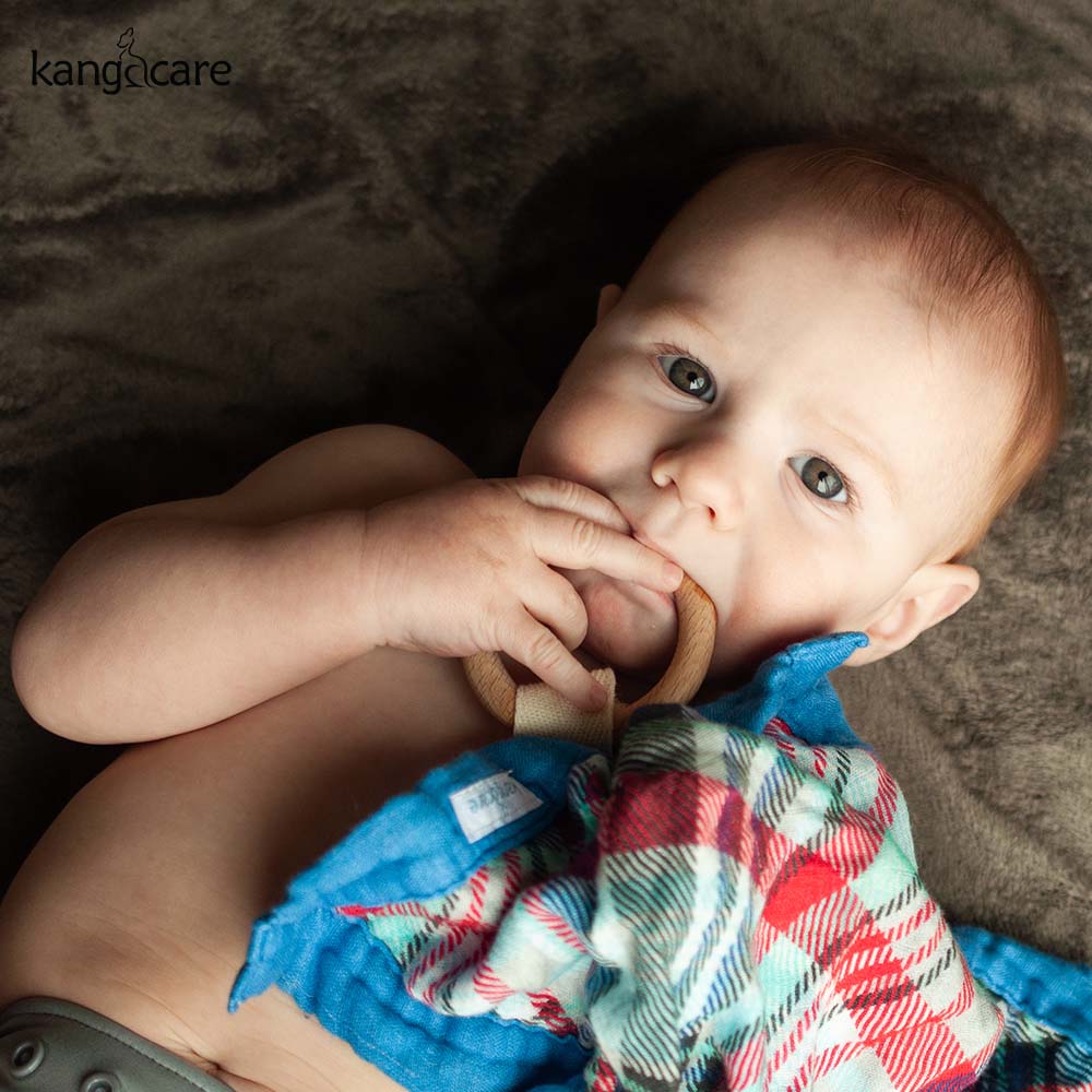 Kanga Care Reversible Teething Blanket Lovey - Billy