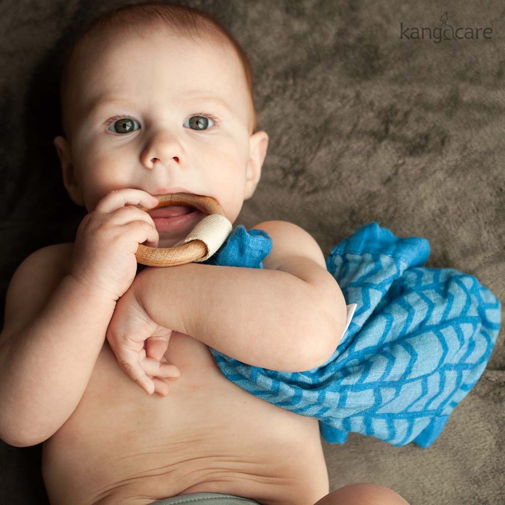 Kanga Care Reversible Teething Blanket Lovey - Billy