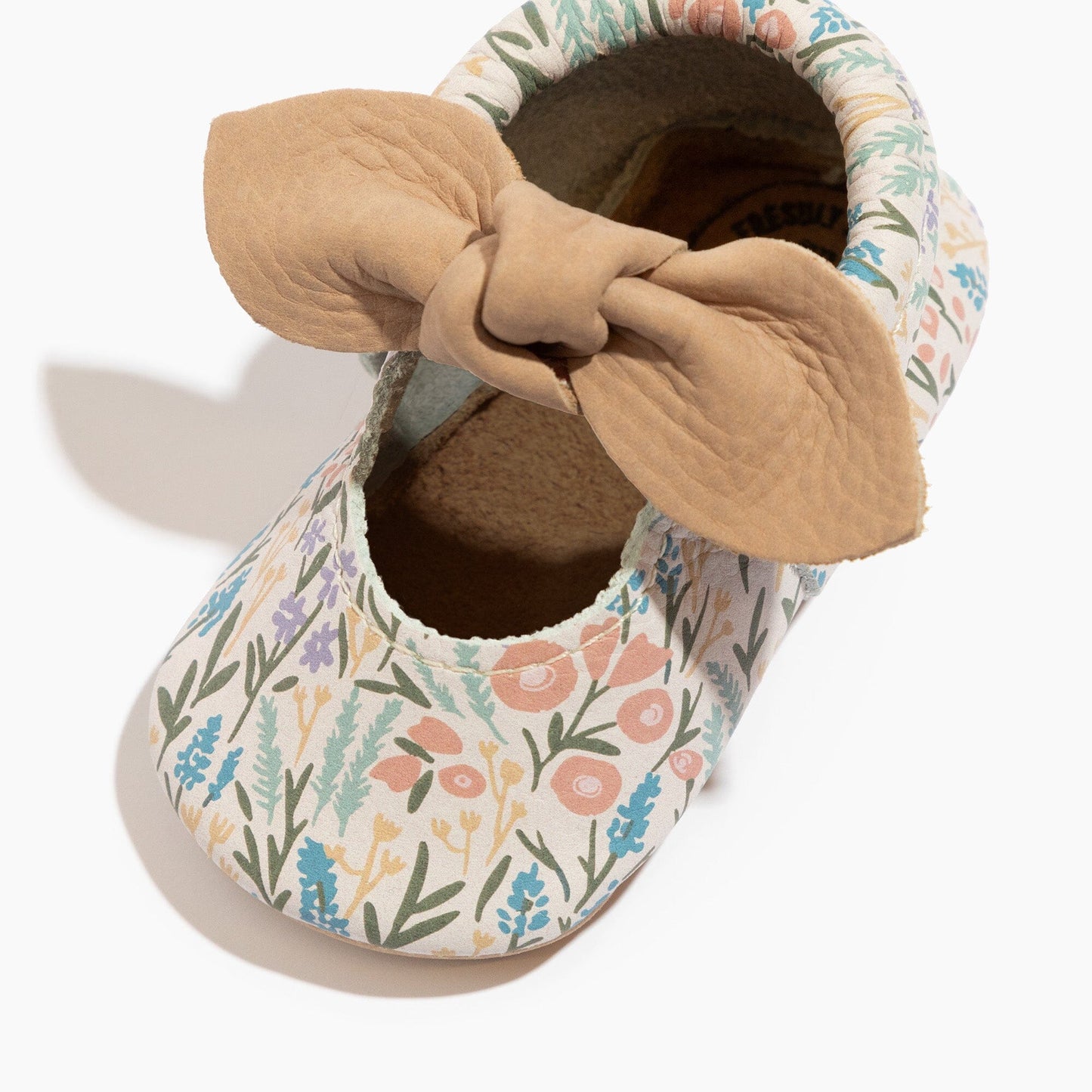 Freshly Picked Bloom Knotted Bow Baby Shoe