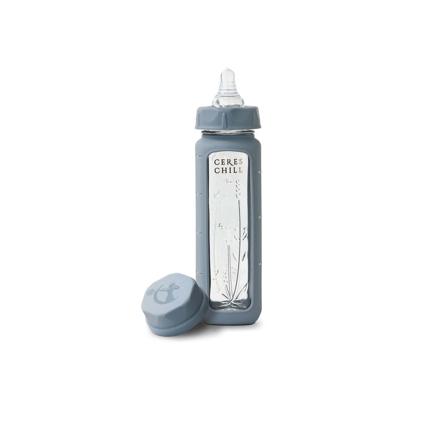 Ceres Chill Bloom Glass Baby Bottle