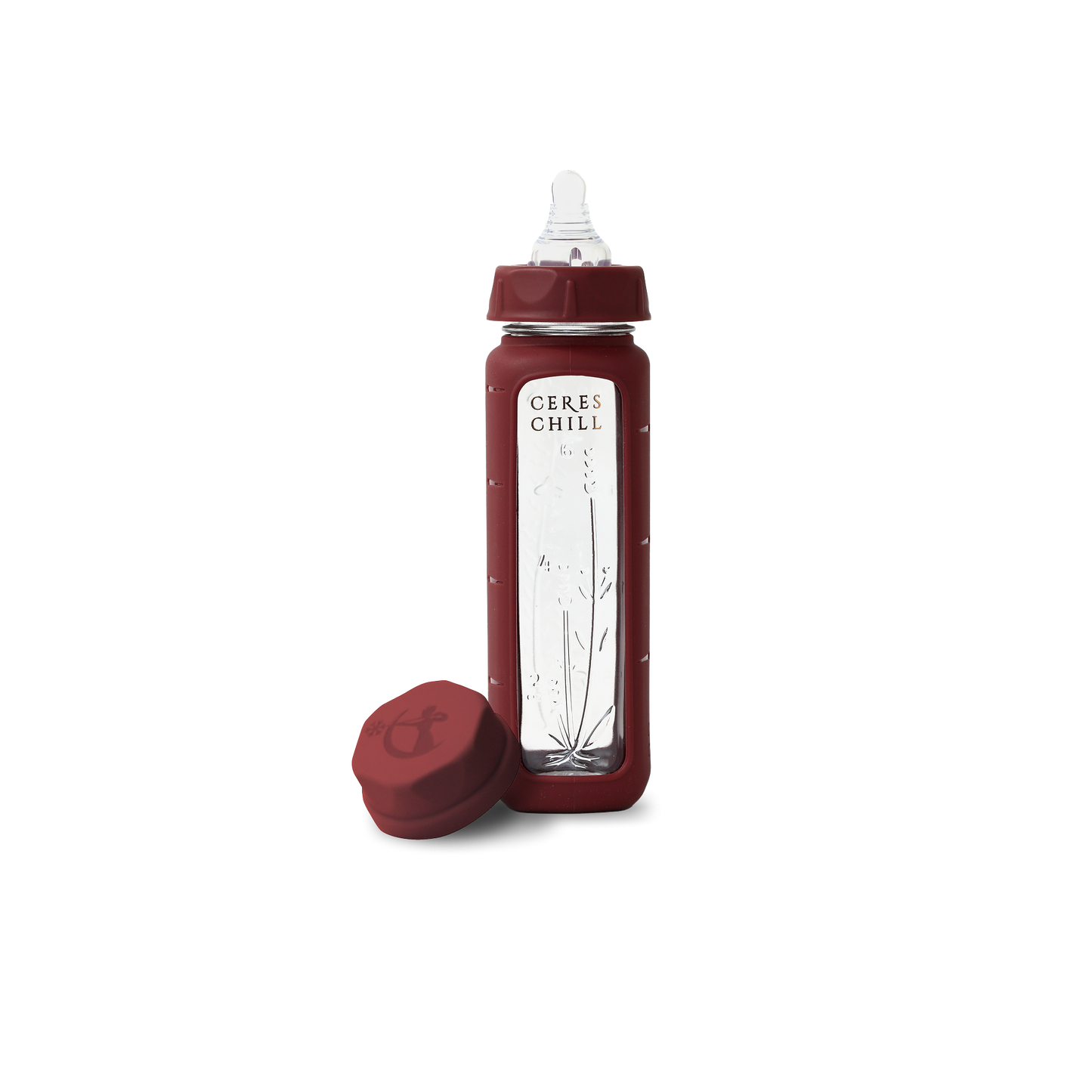 Ceres Chill Bloom Glass Baby Bottle