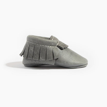 Freshly Picked Blue Spruce Moccasin Baby Shoe