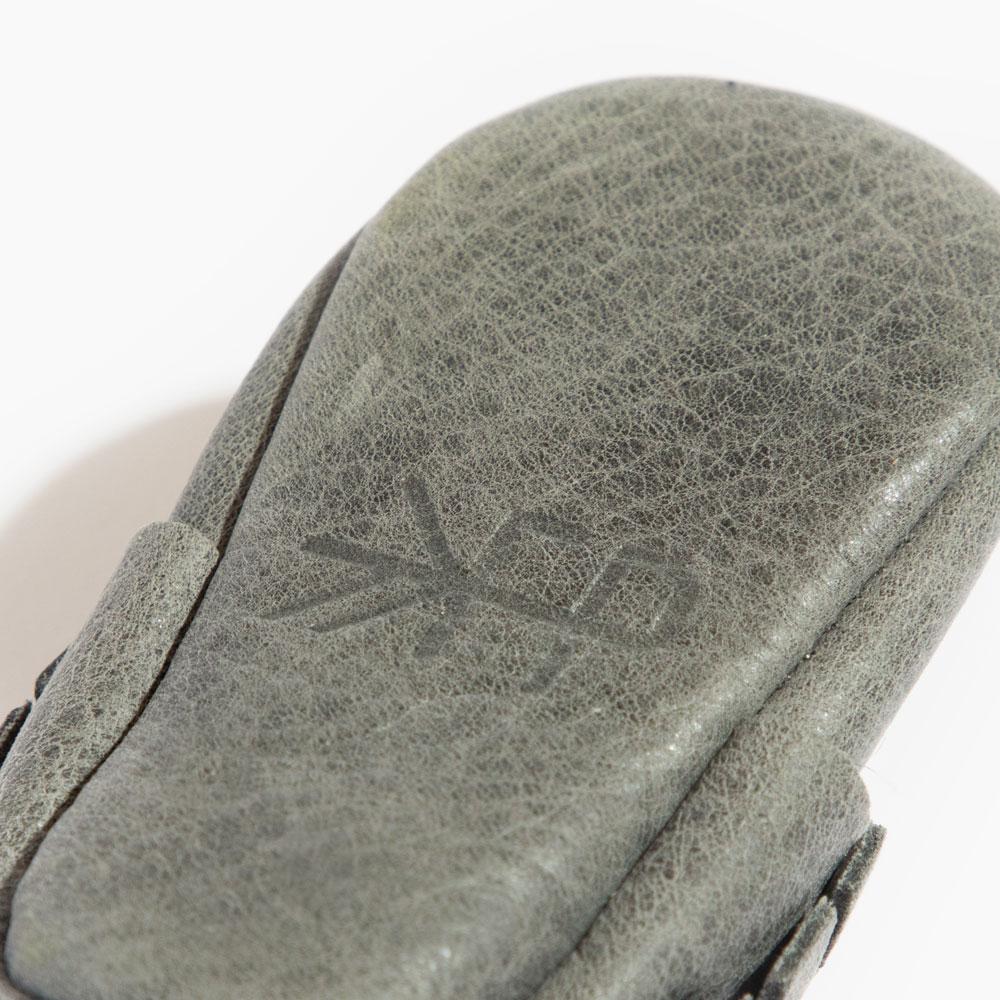 Freshly Picked Blue Spruce Moccasin Baby Shoe