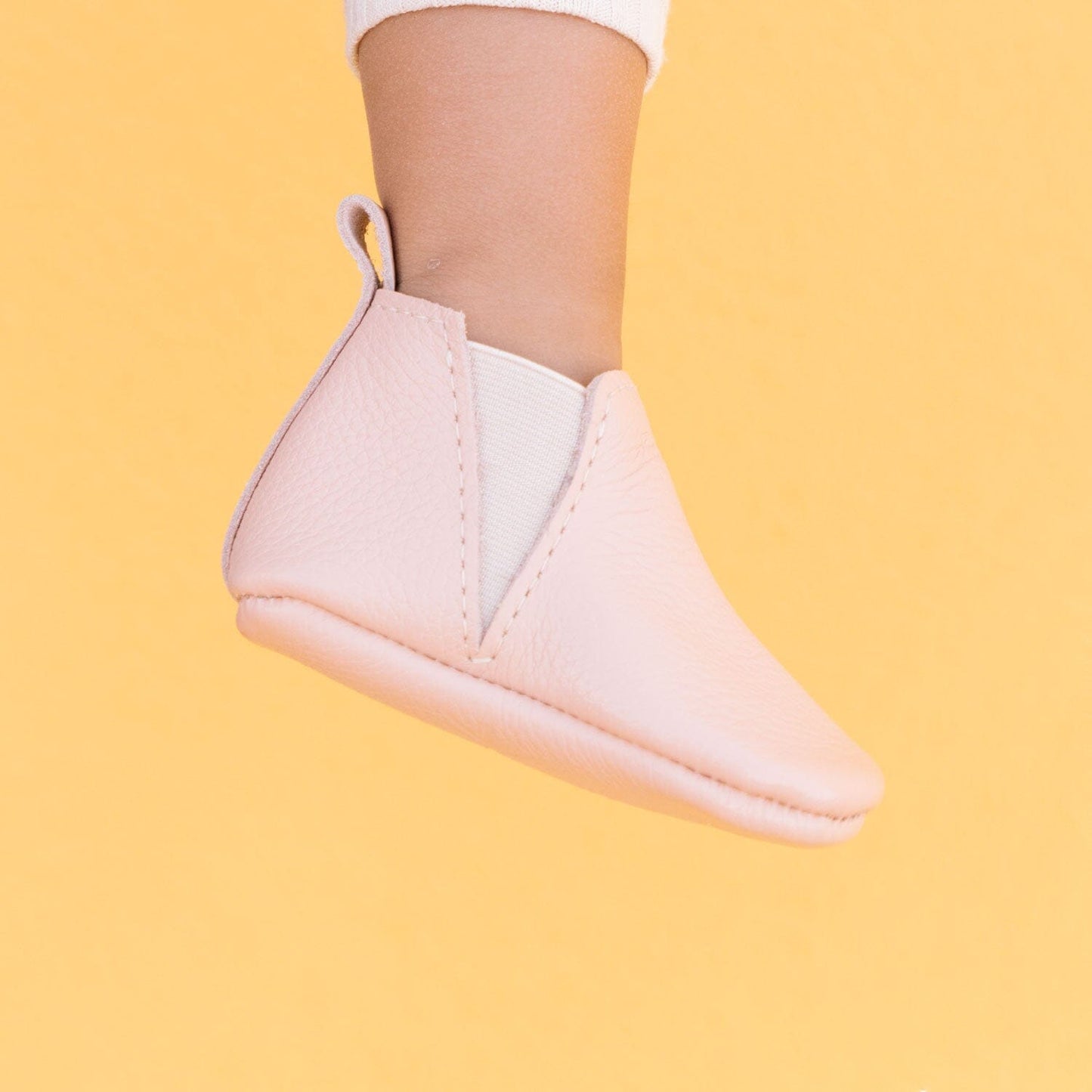 Freshly Picked Blush Chelsea Boot Baby Shoe