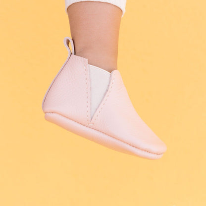 Freshly Picked Blush Chelsea Boot Baby Shoe