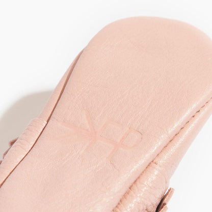 Freshly Picked Blush Moccasin Baby Shoe