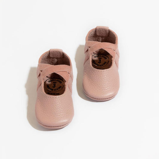 Freshly Picked Blush Ballet Slipper Baby Shoe