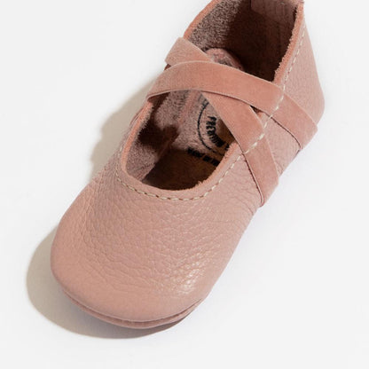 Freshly Picked Blush Ballet Slipper Baby Shoe