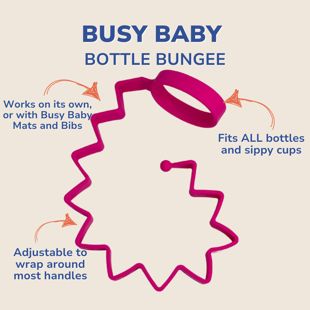 Busy Baby Bottle Bungee PINK