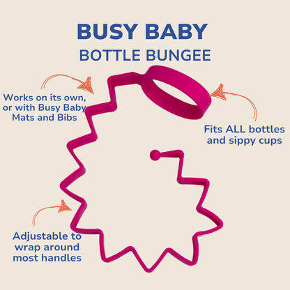 Busy Baby Bottle Bungee PINK
