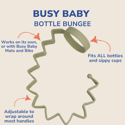 Busy Baby Bottle Bungee TAN
