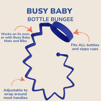 Busy Baby Bottle Bungee VIOLET