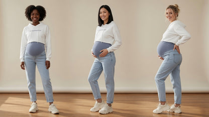 Maternity Boyfriend Jeans - Delilah's Maternity
