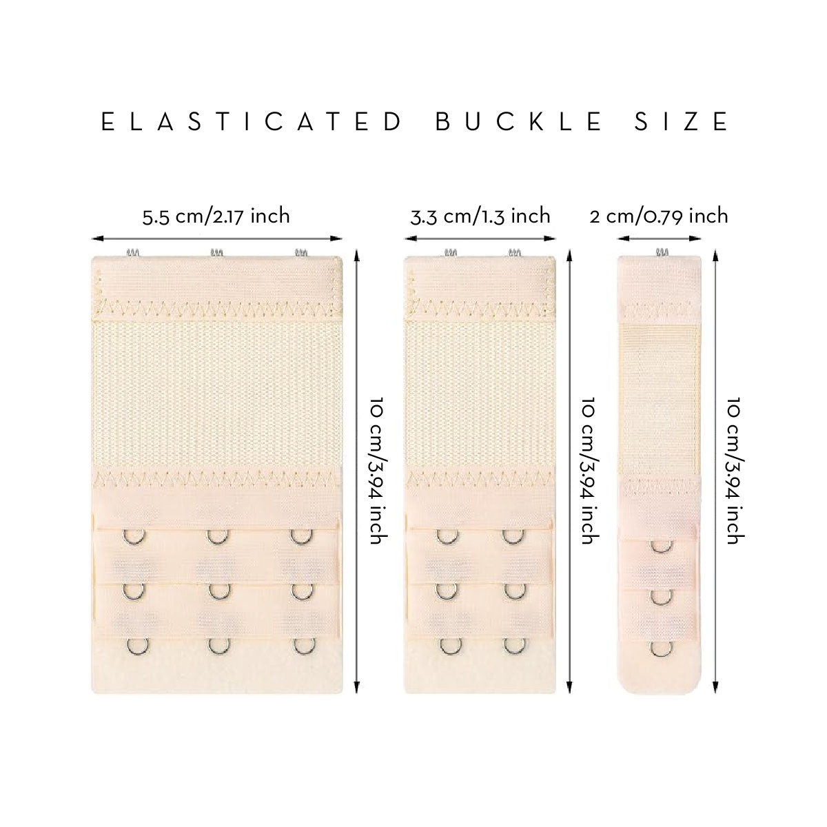 The Spoiled Mama 3 Piece Set Bra Strap Extenders - Comfortable Fit During Pregnancy & Postpartum