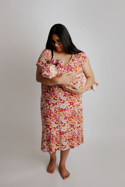 Three Little Tots Wild Child Labor and Delivery Nursing Hospital Gown