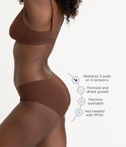 Saalt Leakproof Seamless Brief Period Underwear