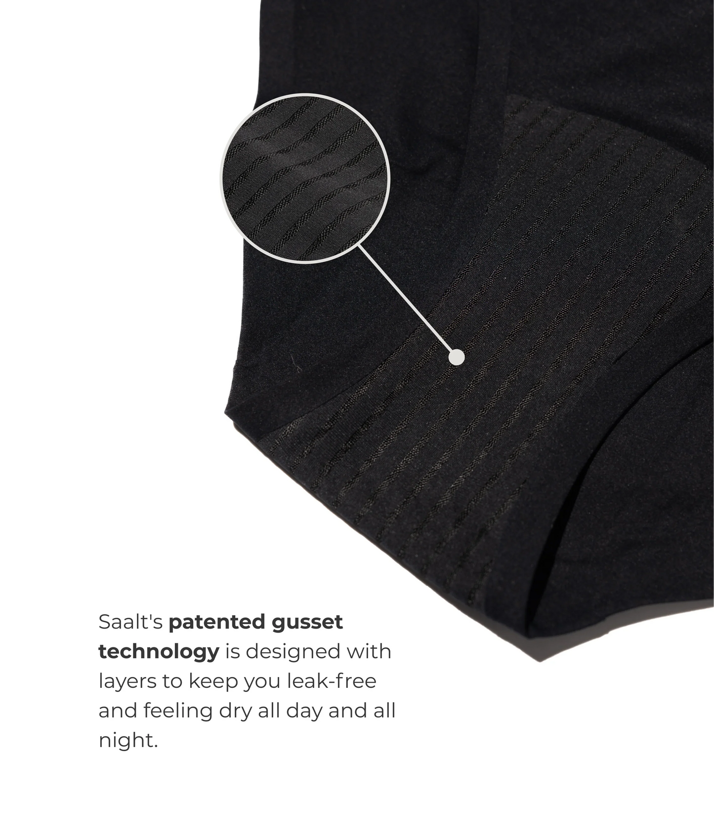 Saalt Leakproof Seamless Brief Period Underwear