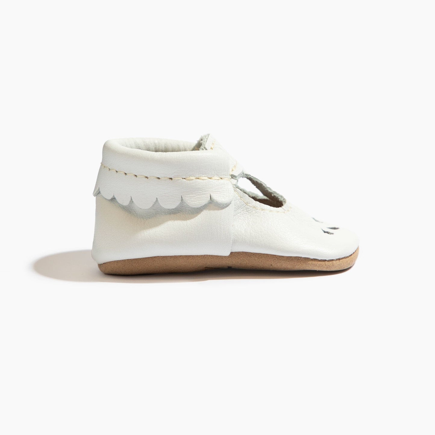 Freshly Picked Toasted Bright White Mary Jane Baby Shoe