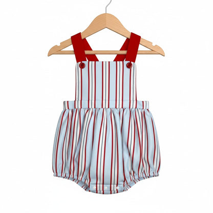 The Little Lemons Company All-American Stripes Bubble Romper