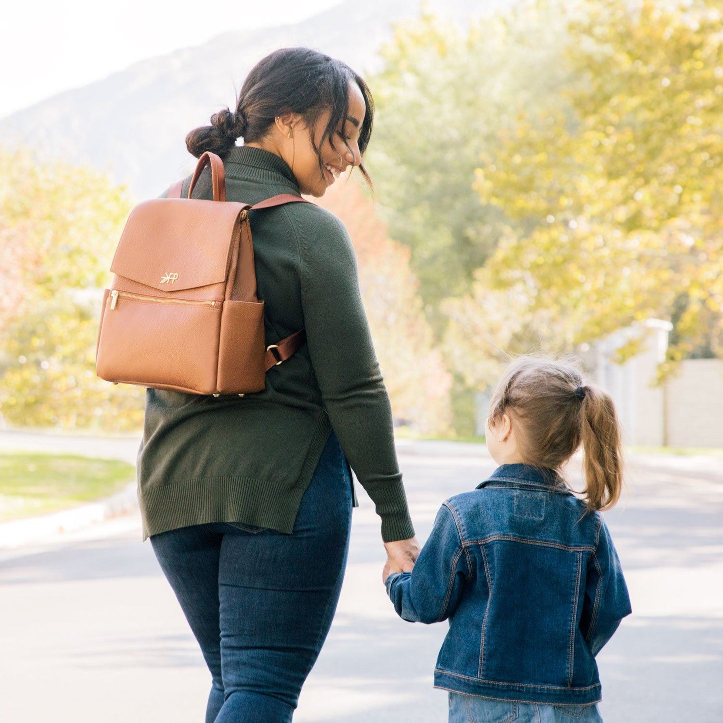 Freshly Picked Butterscotch Mini Classic Diaper Bag II