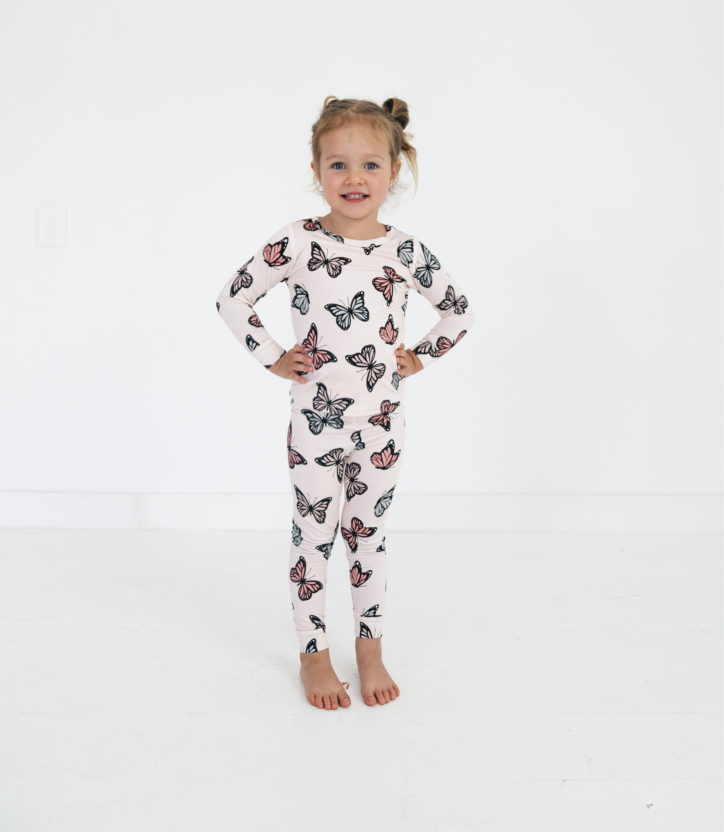 Sleepy Sage Co Butterfly Dreams Two Piece Pajama Set