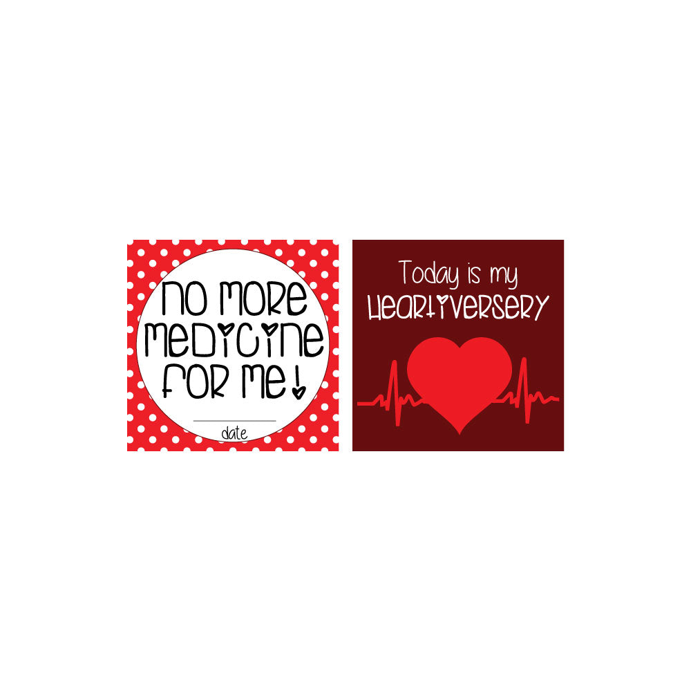 Three Little Tots CHD Heart Warrior Plastic Moment Cards