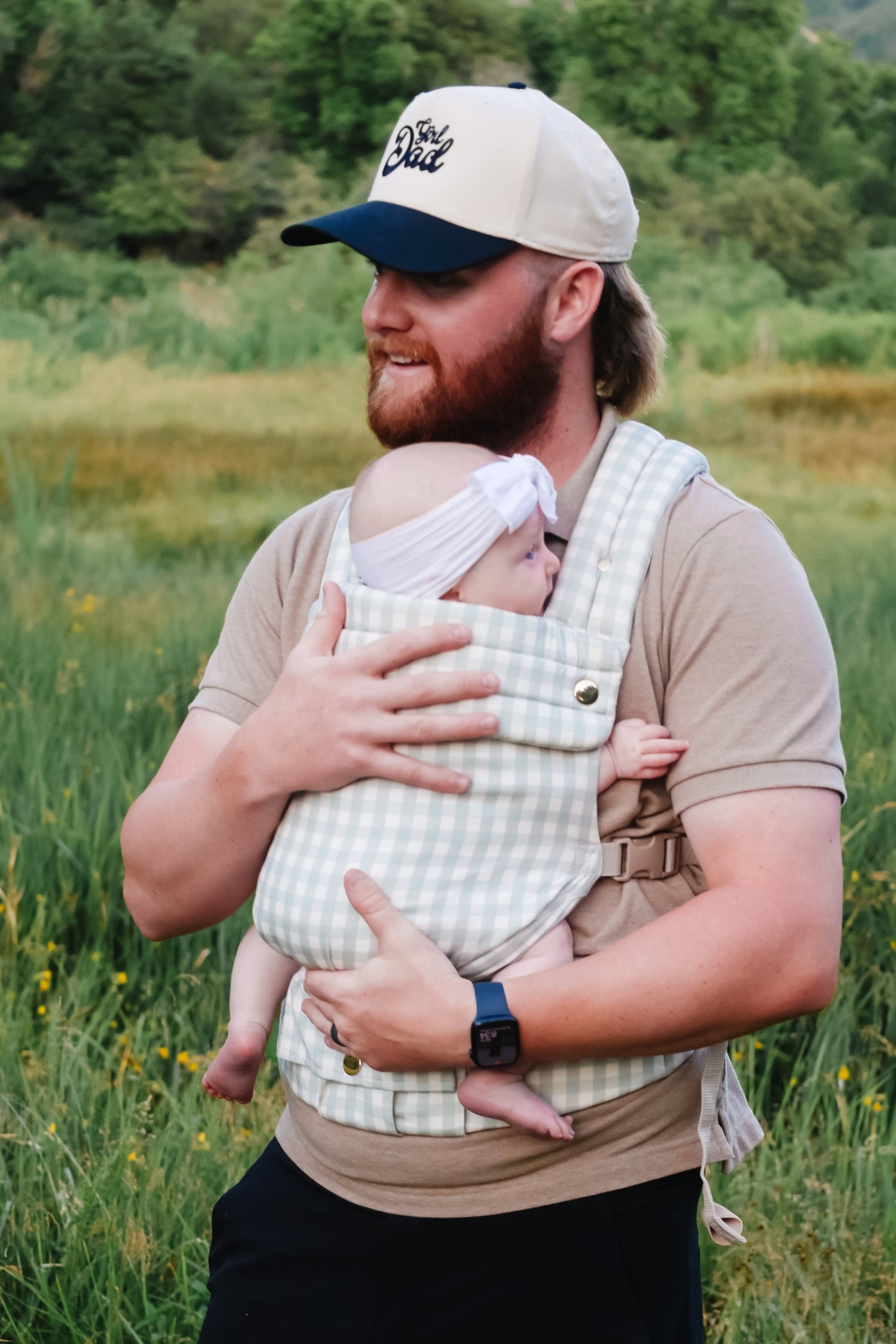 Coco Carriers Coco Gingham - Baby Carrier With A Pocket