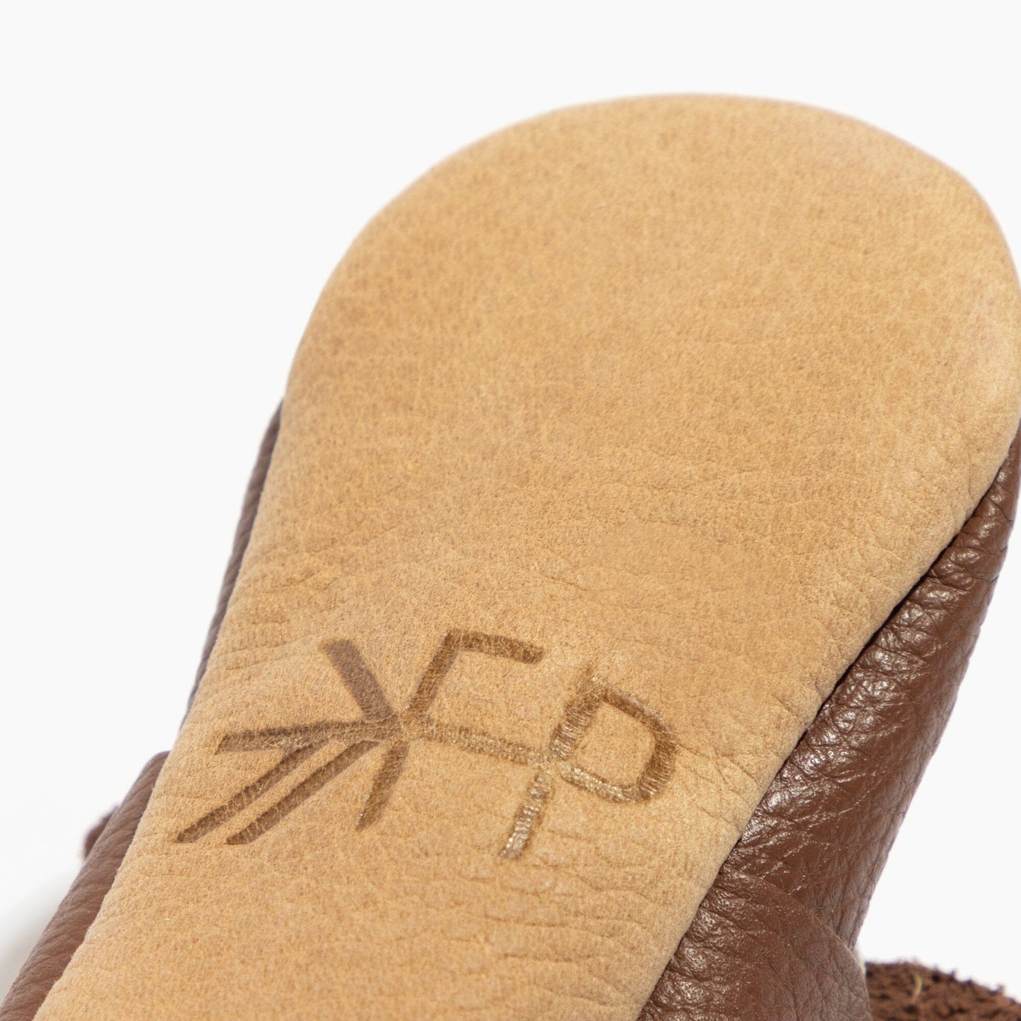 Freshly Picked Chestnut Knotted Bow Baby Shoe