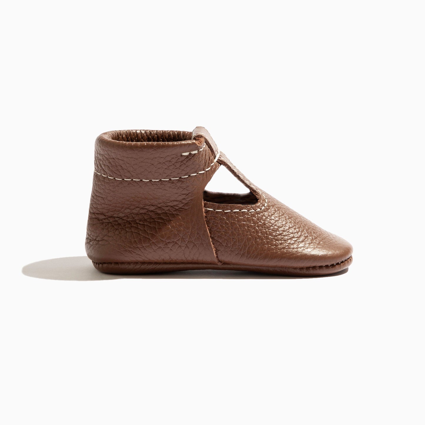 Freshly Picked Chestnut T-Bar Baby Shoe